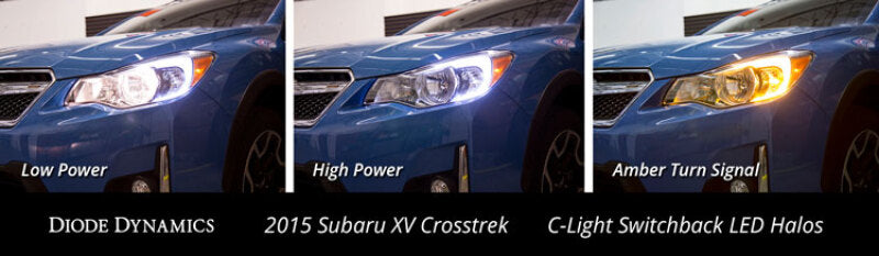 Diode Dynamics Crosstrek C-Light Swithback LED Halos for Subaru Impreza - view 7