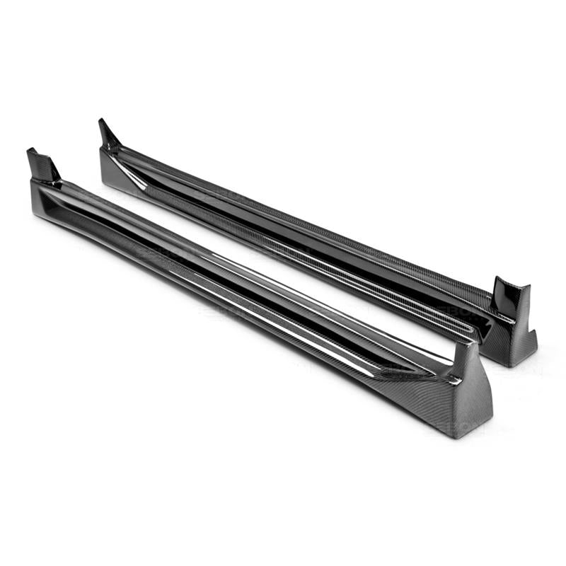 Seibon CW Carbon Fiber Side Skirts for 04-05 Subaru WRX - view 6