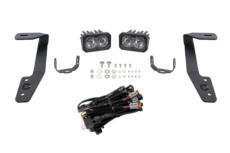 Diode Dynamics Crosstrek Stage Series 2in LED Ditch Light Kit Sport - White Combo - view 3