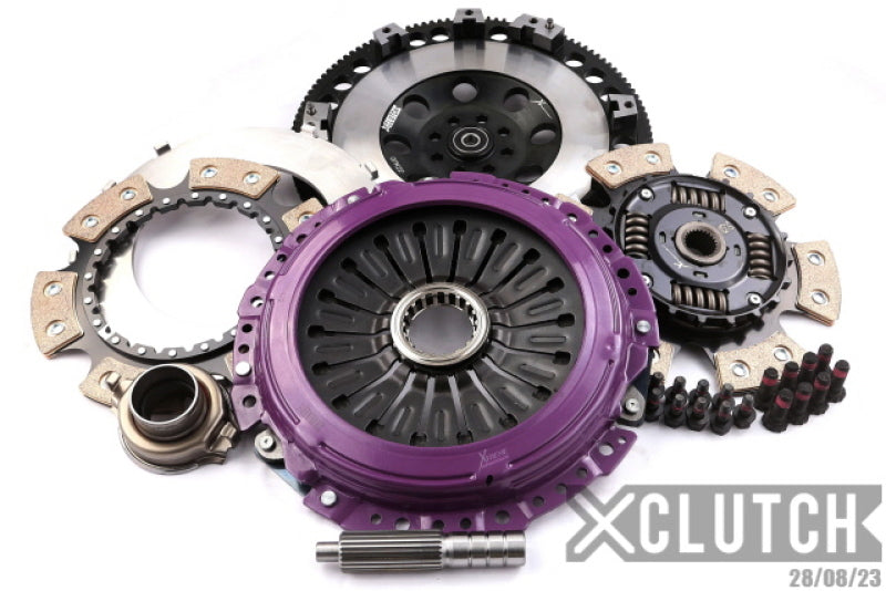 XCLUTCH Base 9in Twin Sprung Ceramic Clutch Kit for 15-21 Subaru WRX/STI
