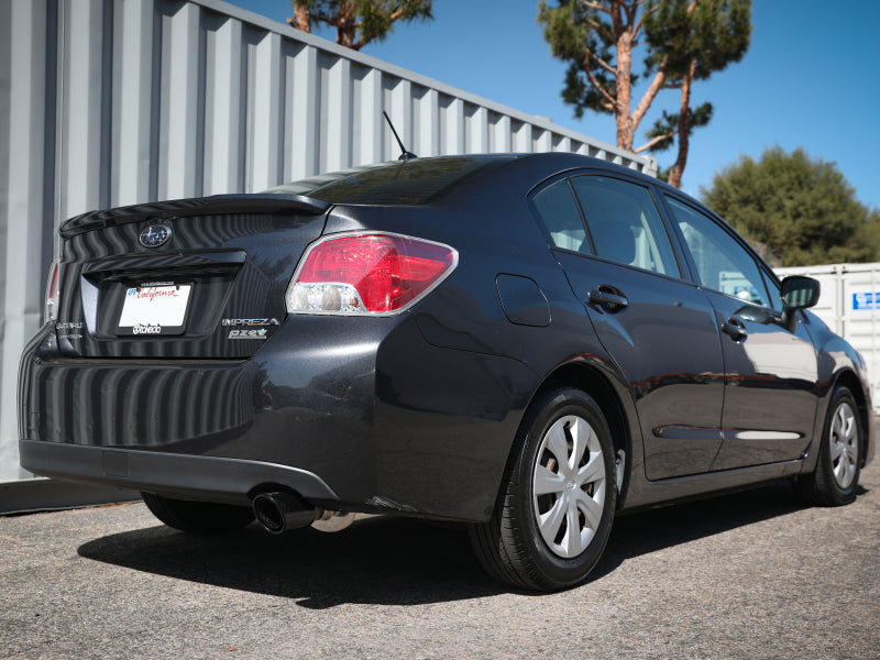 aFe POWER Takeda 2.5in 304SS CB Exhaust with Black Tips for 12-16 Subaru Impreza - view 5