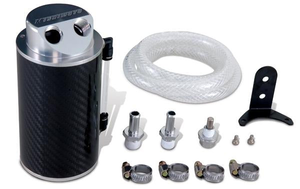 Mishimoto + BRZ + Toyota 86 Scion FR-S Baffled Oil Catch Can Kit - Black - view 5
