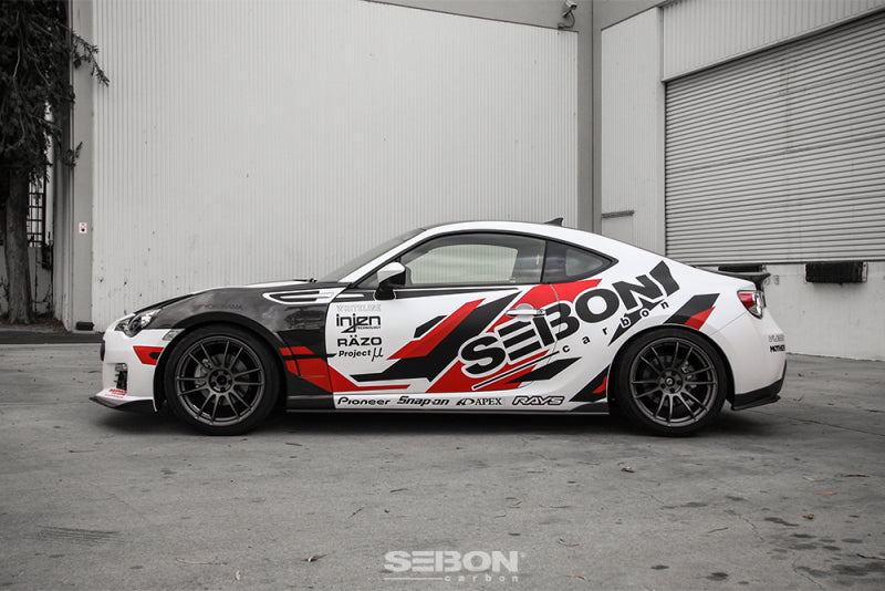 Seibon BRZ FRS 10mm Wider Carbon Fiber Fenders - view 7