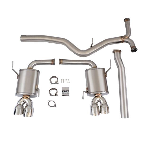 Mishimoto 3in Stainless Steel Cat-Back Exhaust for 2015 Subaru WRX - view 3