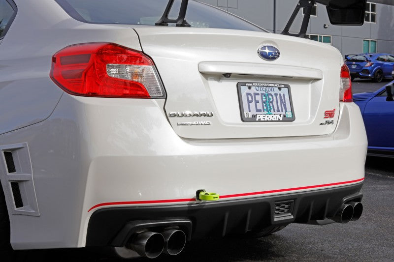 Perrin Performance PERRIN Crosstrek Tow Hook Kit - Neon Yellow for 15-21 Subaru WRX/STI - view 2