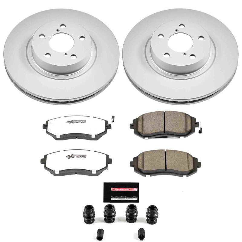 PowerStop Power Stop Saab 9-2X Front Z26 Coated Brake Kit