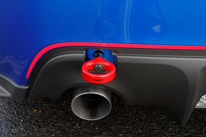 Perrin Performance PERRIN BRZ Scion FRS Toyota 86 GR86 Tow Hook Kit - Red - view 4