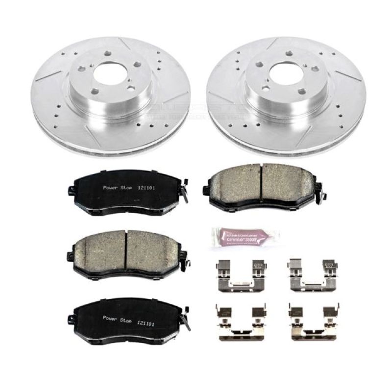PowerStop Power Stop BRZ Front Z23 Evolution Sport Brake Kit