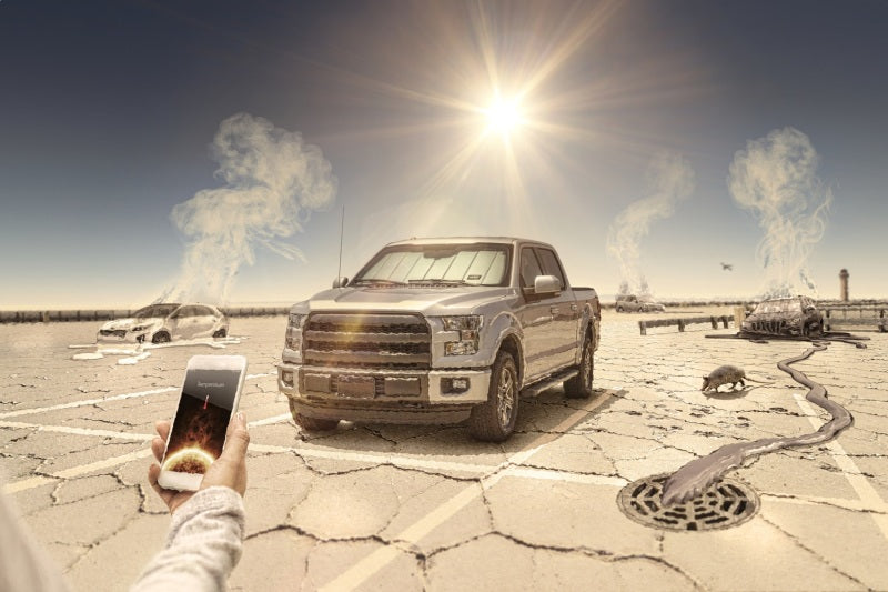 Husky Liners Ford F-250 Super Duty Custom Fit Sunshade - Silver - view 3