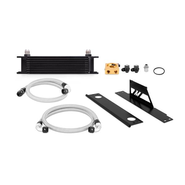 Mishimoto Thermostatic Oil Cooler Kit - Black for 02-05 Subaru WRX/STI