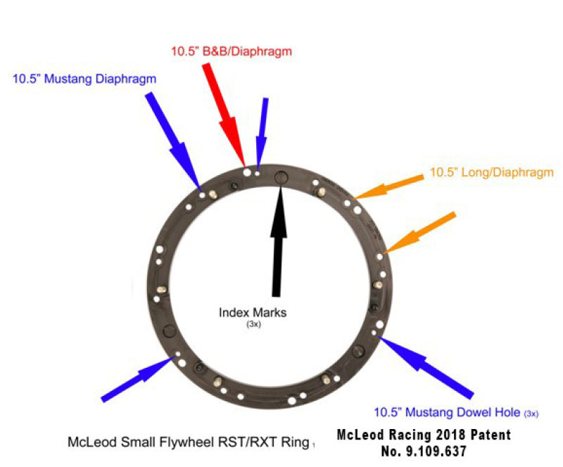 McLeod Racing McLeod RXT Clutch MOPAR 1-3 16inX 18 Spline - view 7