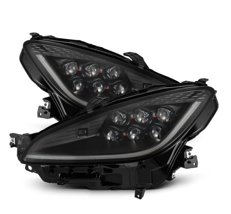 AlphaRex Toyota GR86 BRZ NOVA Series LED Projector Headlights - Black