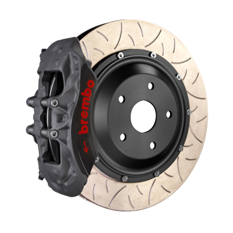 Brembo 5-21 Fr Race BBK 6Pis Forged 2pc355x35x53a 2pc Rotor T3-Black HA for Subaru WRX/STI