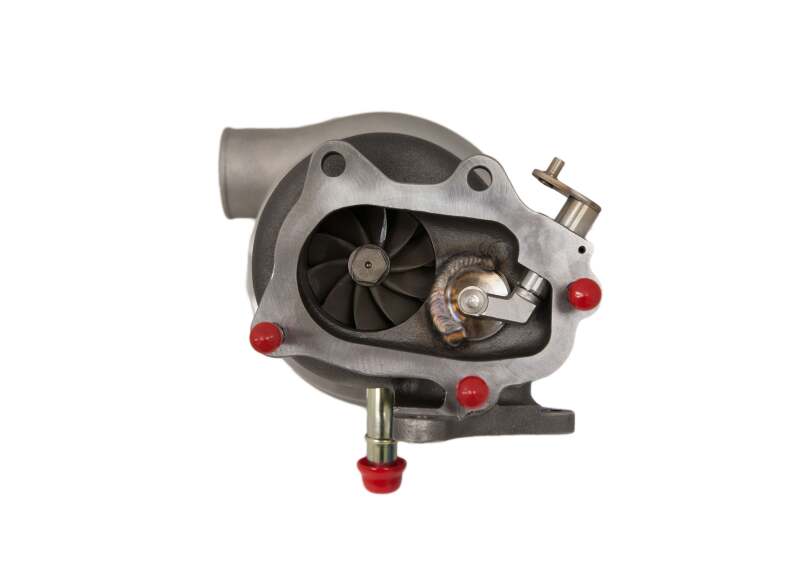 Forced Performance Red Turbo 84mm Black Housing 18PSI TiAL MVI WG with Oil Line for Subaru STI - view 2