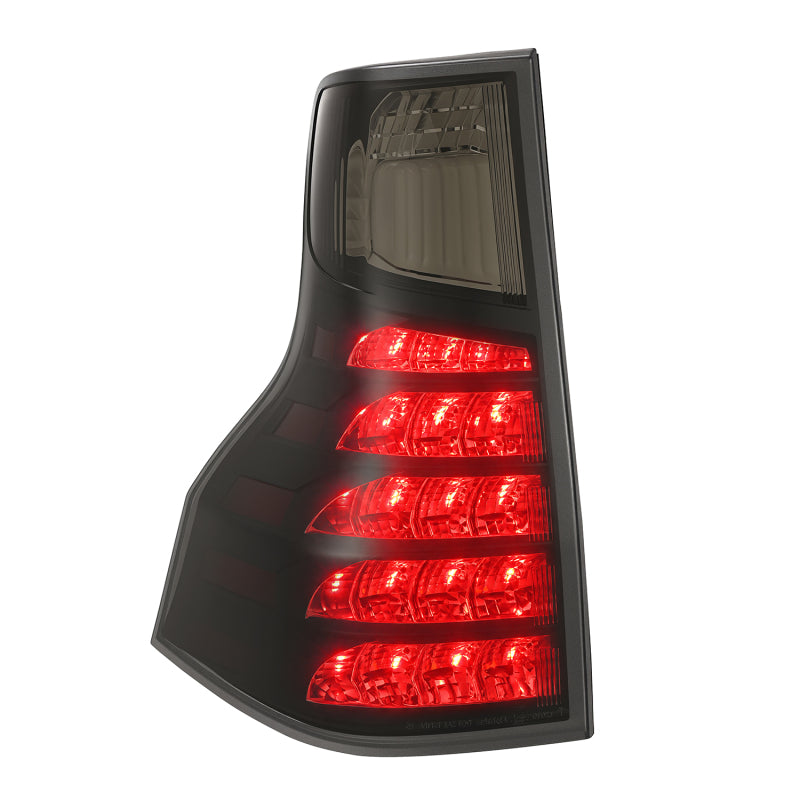 AlphaRex 14-21 Lexus GX470 PRO-Series LED Tail Lights - Smoke