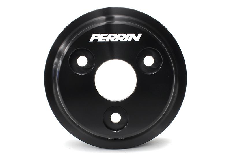 Perrin Performance PERRIN Crosstrek Lightweight Water Pump Pulley - Blk for 15-21 Subaru WRX