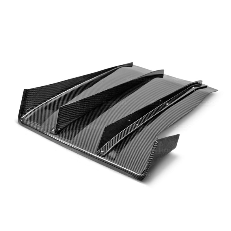 Seibon Carbon Fiber Rear Diffuser for 06-07 Subaru WRX - view 6