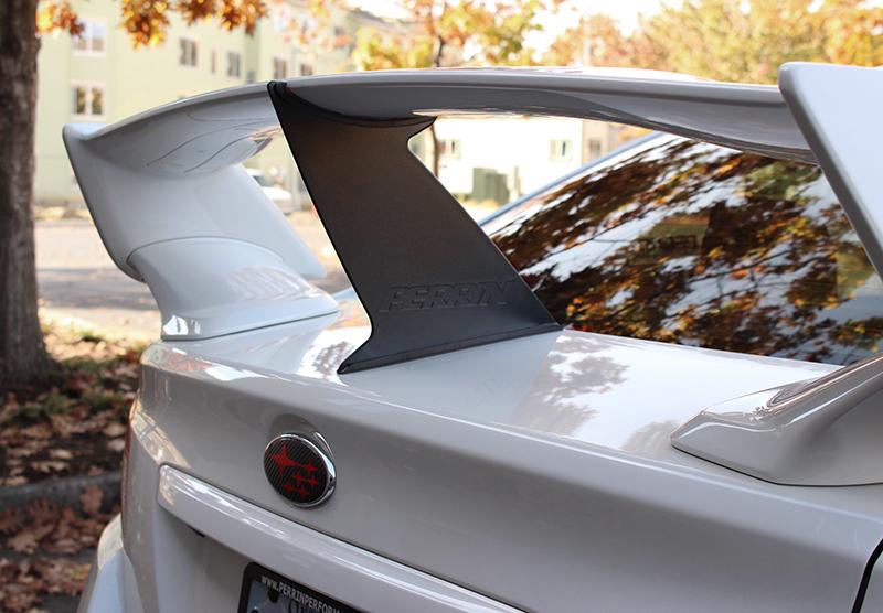 Perrin Performance PERRIN Wing Stabilizer - Black for 15-21 Subaru STI - view 5