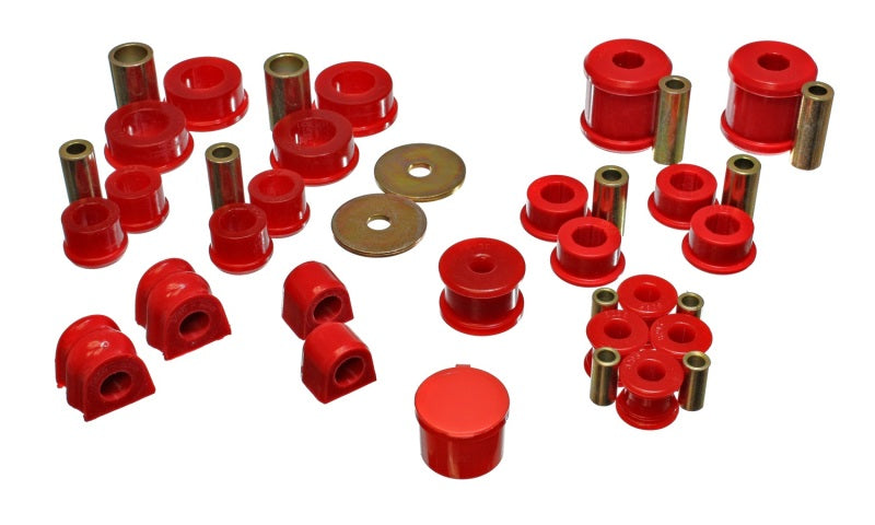 Energy Suspension Red Hyper-Flex Master Bushing Set for 02-06 Subaru WRX/Impreza