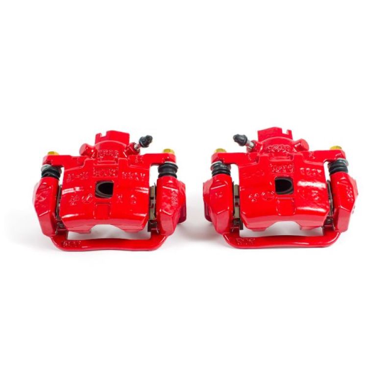 PowerStop Power Stop Baja Rear Red Calipers with Brackets - Pair