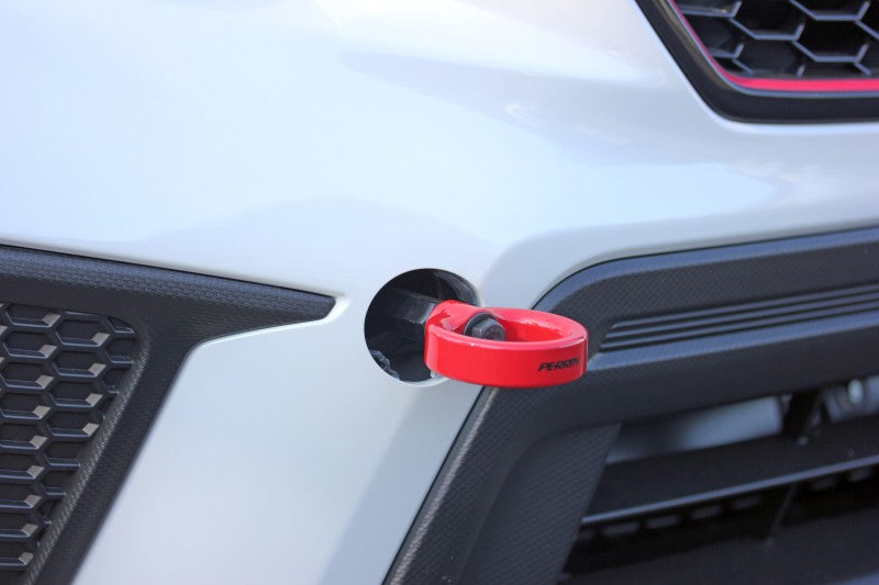 Perrin Performance PERRIN BRZ Toyota 86 Tow Hook Kit - Red for 18-21 Subaru WRX/STI - view 3