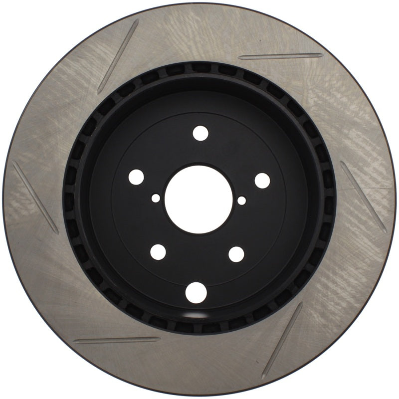 Stoptech Power Slot Rear Left Slotted Rotor for 08-10 Subaru STI/Impreza - view 2
