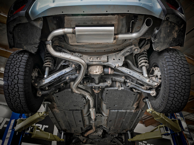 aFe POWER Takeda 2.5in 304 SS Cat-Back Exhaust System Crosstrek - view 3