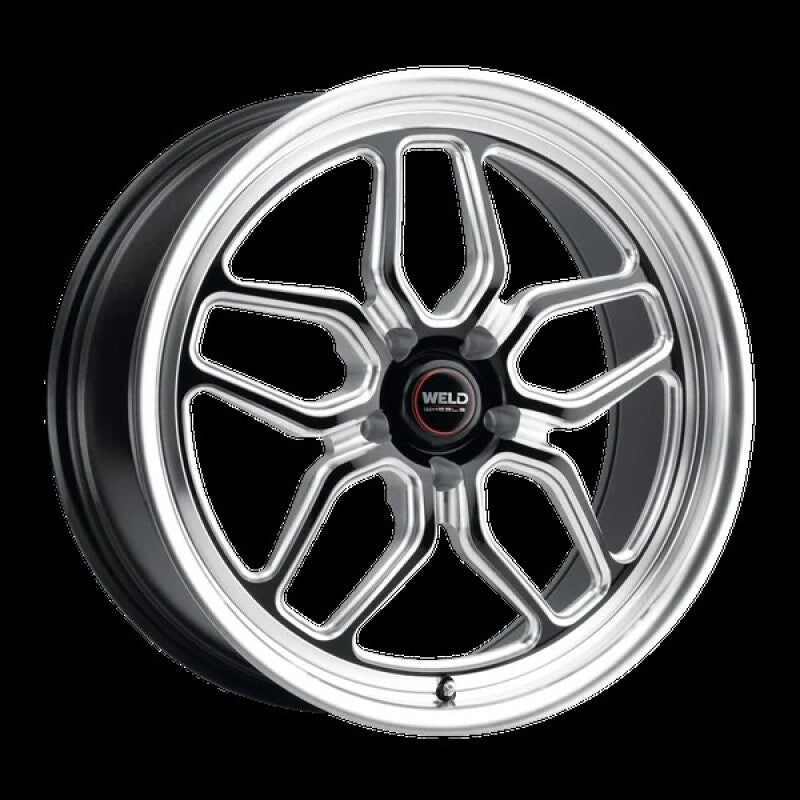 Weld Racing 18x5 Laguna Drag 5x114.3 ET23 BS2.1 Gloss BLK MIL DIA 78.1