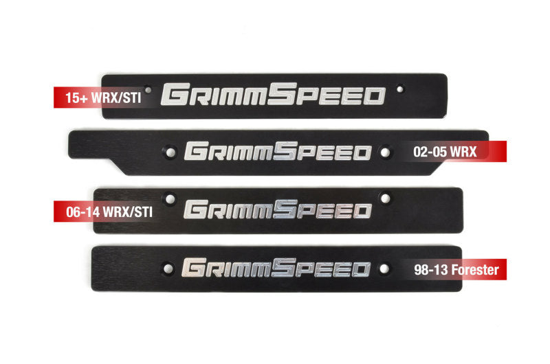 GrimmSpeed + License Plate Delete Plate for 2015 Subaru WRX/STI/Impreza - view 3