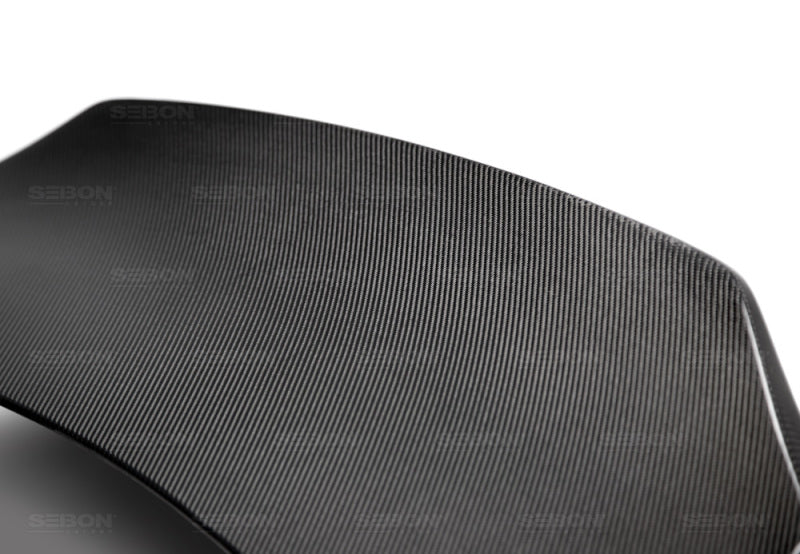 Seibon 4dr C-style Carbon Fiber Trunk Lid for 08-14 Subaru WRX/STI/Impreza - view 5
