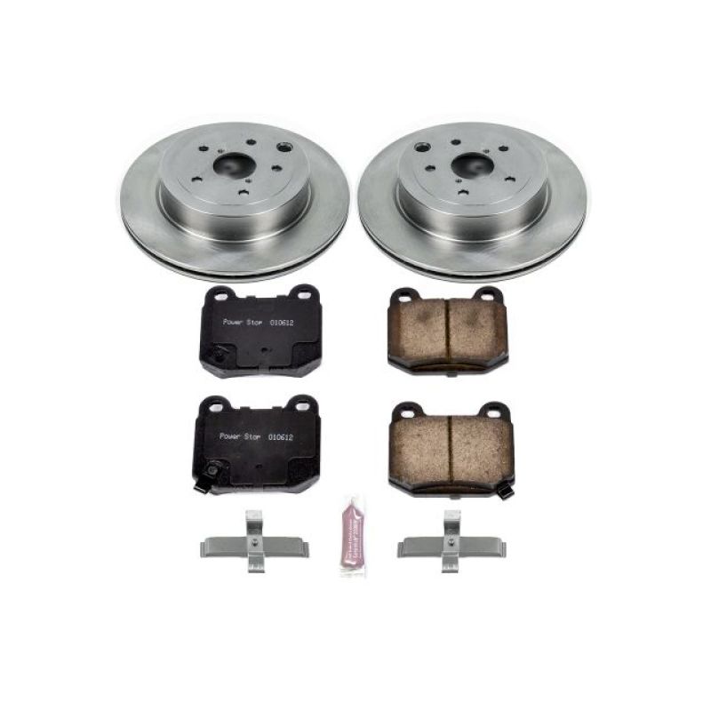 PowerStop Power Stop Rear Autospecialty Brake Kit for 08-14 Subaru Impreza