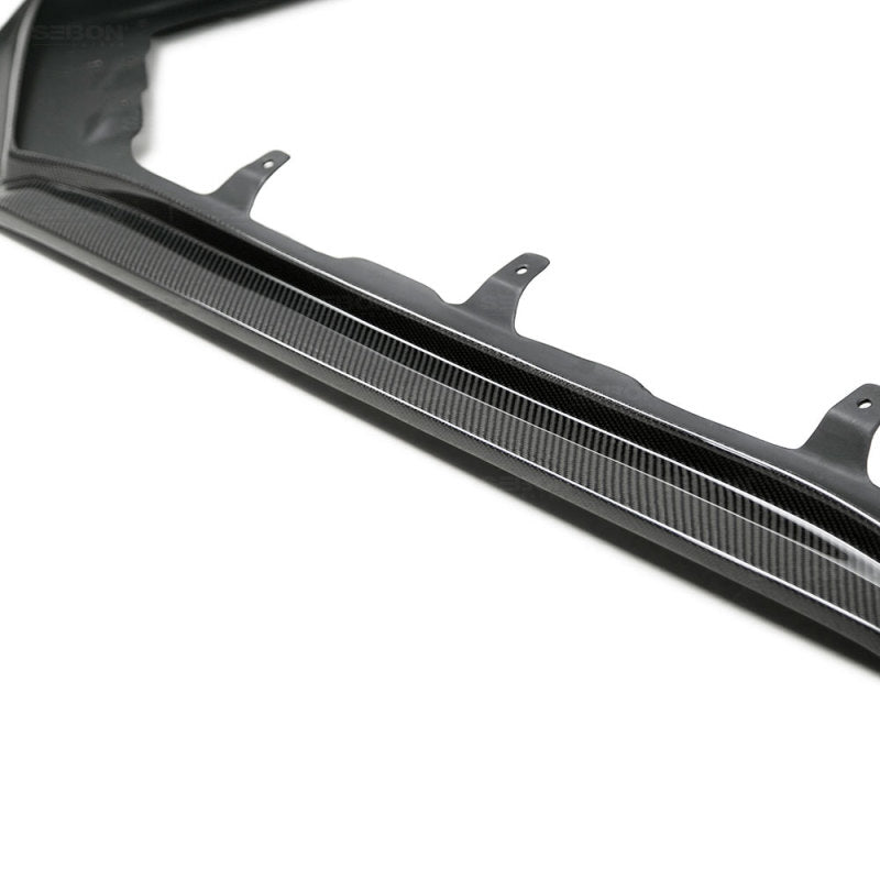 Seibon Carbon Fiber Front Lip - MB3 Style for 2018 Subaru WRX/STI - view 3