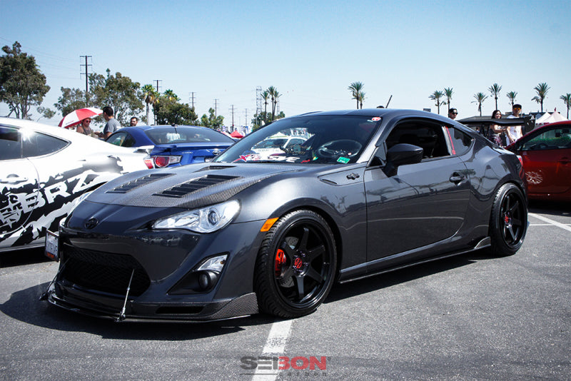 Seibon BRZ FRS VT Style Carbon Fiber Hood - view 7