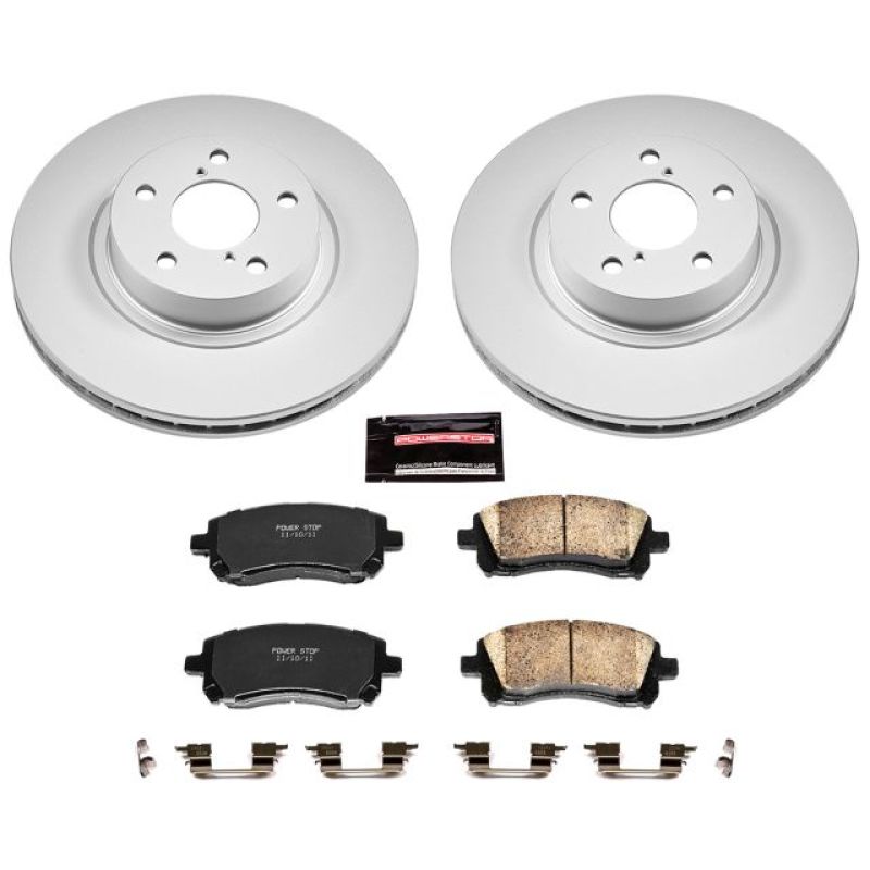 PowerStop Power Stop Front Z17 Evolution Geomet Coated Brake Kit