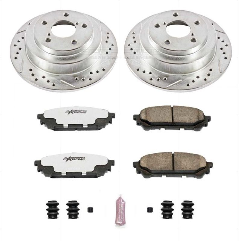 PowerStop Power Stop Saab 9-2X Rear Z26 Street Warrior Brake Kit