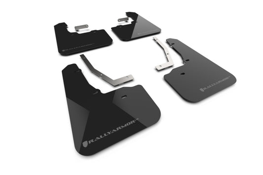 Rally Armor Wilderness Black UR Mud Flap with Dark Grey Logo