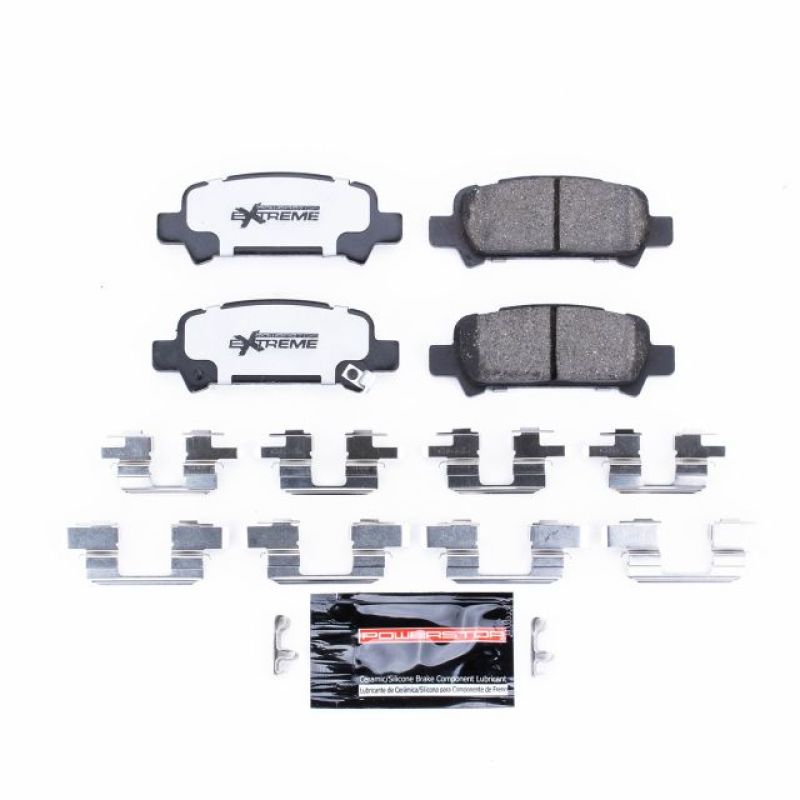 PowerStop Power Stop Baja Rear Z26 Extreme Street Brake Pads with Hardware