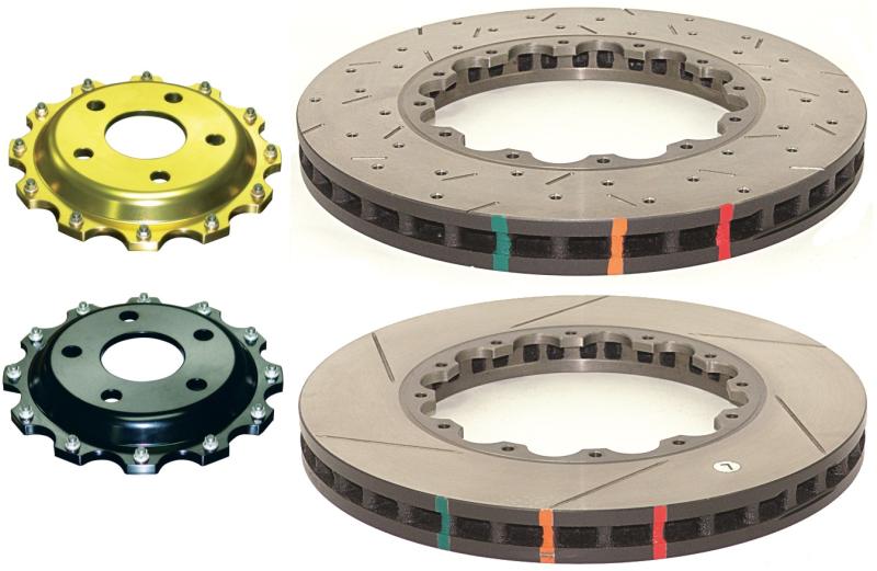 DBA + Front Slotted 5000 Series Replacement Rotor Rings for 2004 Subaru STI - view 3
