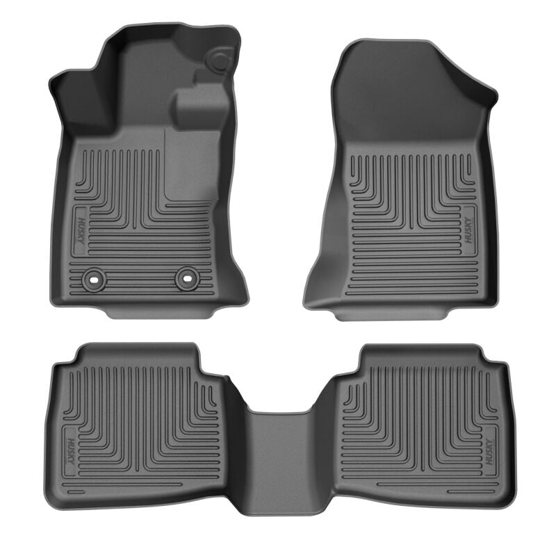 Husky Liners Outback WeatherBeater Front 2nd Row Floor Liners - Black