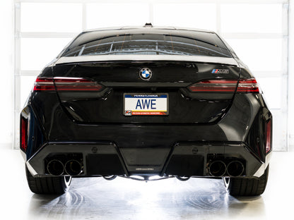 AWE BMW G90/G99 M5 Track Edition Catback Exhaust - Diamond Black Tips