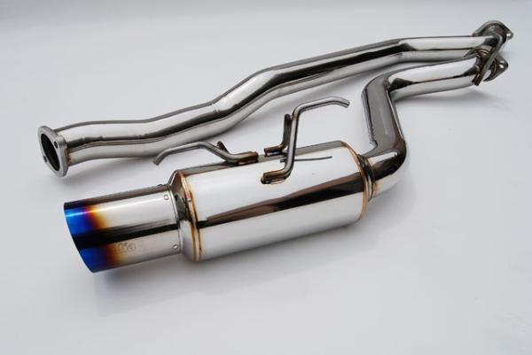 Invidia 08+ 08 76mm RACING Titanium Tip Cat-back Exhaust for Subaru WRX/STI