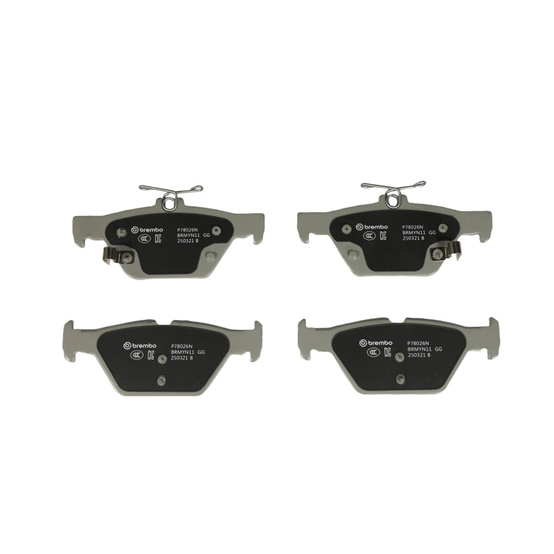 Brembo OE Brembo Outback Crosstrek Rear Premium NAO Ceramic OE Equiv Pad for 16-20 Subaru WRX - view 3