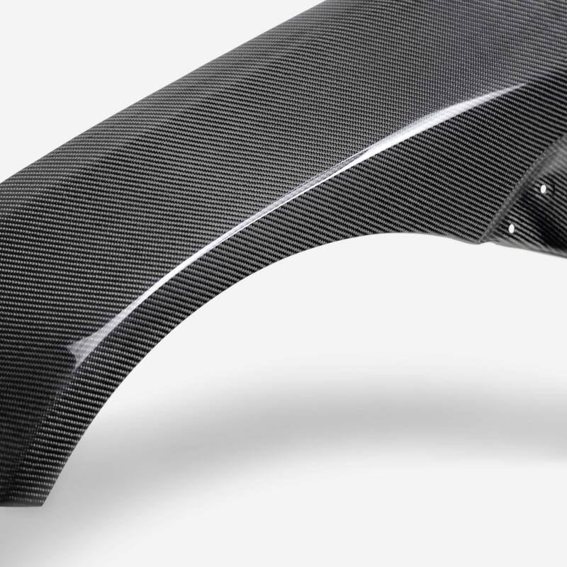 Seibon Toyota GR86 BRZ Carbon Fiber Fenders - Gloss Finish - view 5