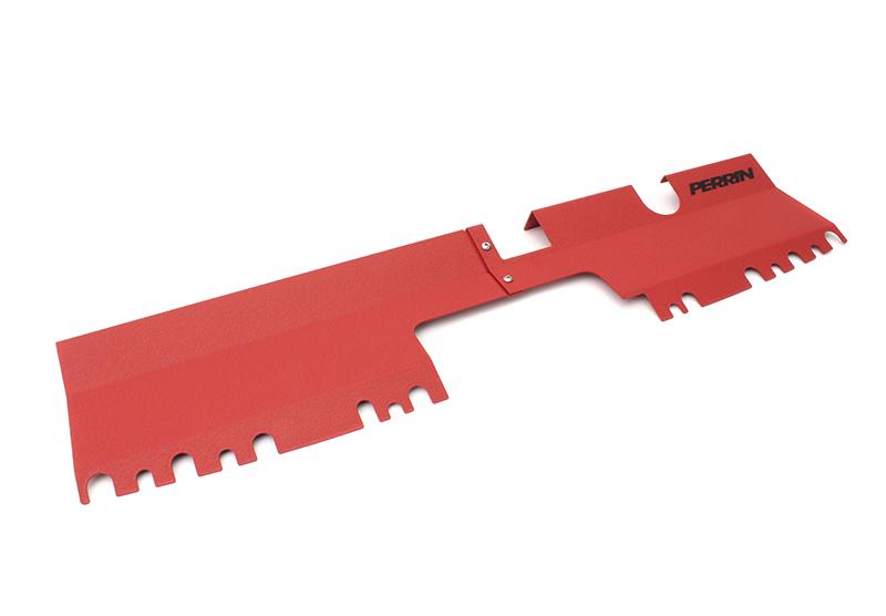 Perrin Performance PERRIN Radiator Shroud - Red for 15-21 Subaru WRX/STI - view 2