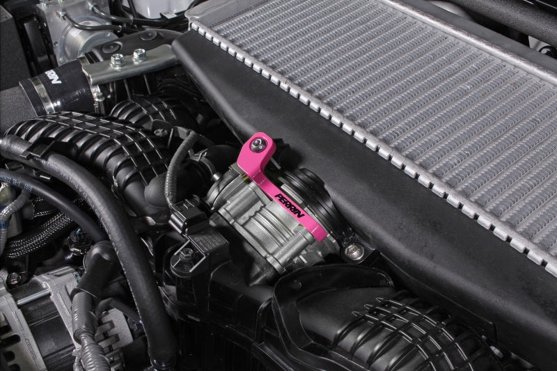 Perrin Performance PERRIN Ascent Outback Turbo TMIC Bracket - Hyper Pink for 22-26 Subaru WRX - view 4