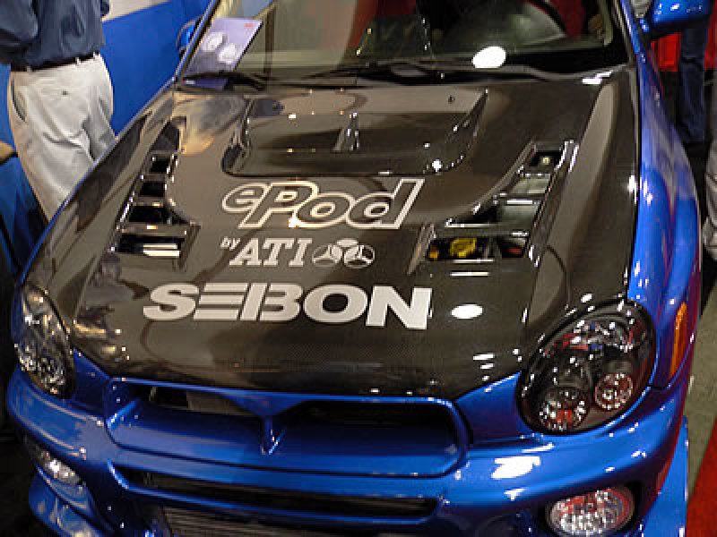 Seibon CW Carbon Fiber Hood for 02-03 Subaru WRX - view 7