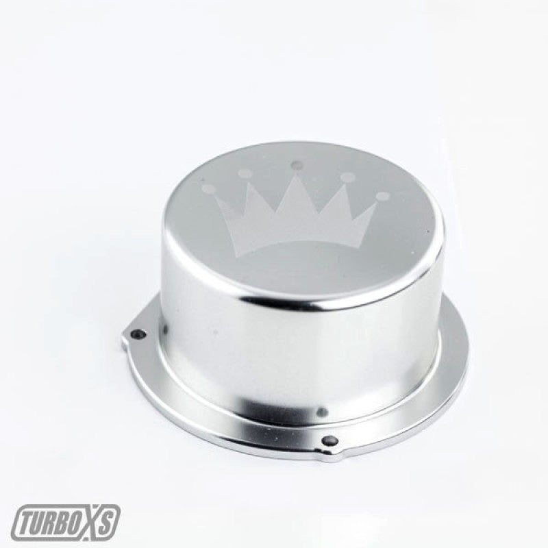 Turbo XS Billet Aluminum Vacuum Pump Cover - Silver for 15-16 Subaru WRX