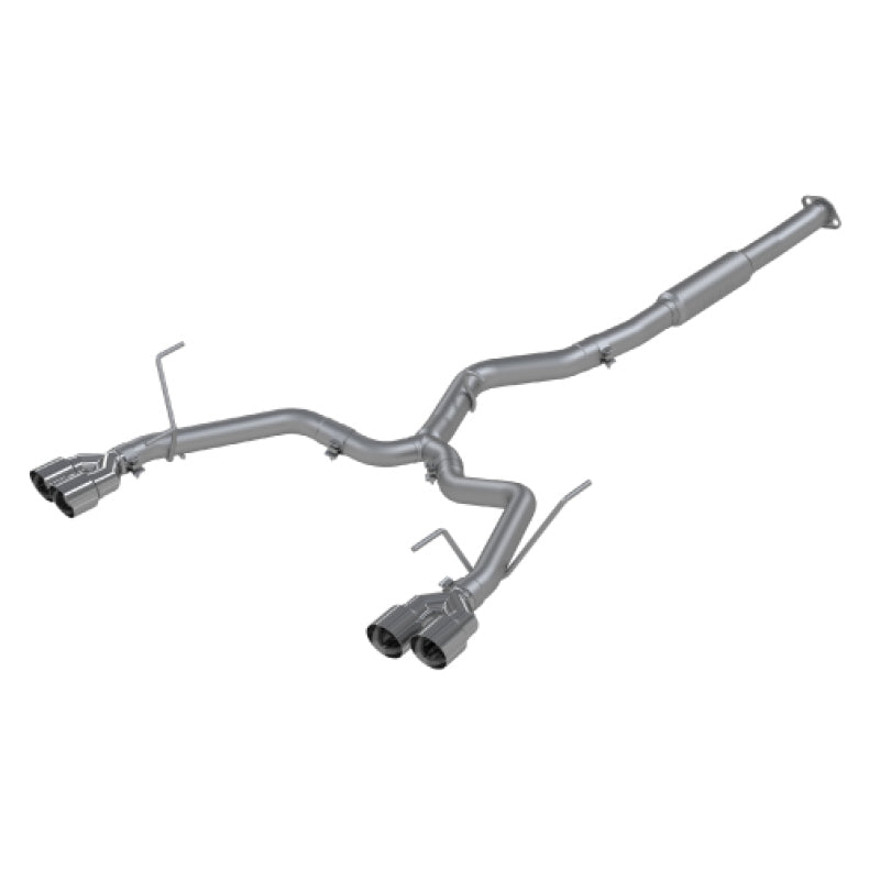 MBRP 3in Dual Split Rear Exit with 3.5in Tips - T304 for 15-19 Subaru WRX/STI