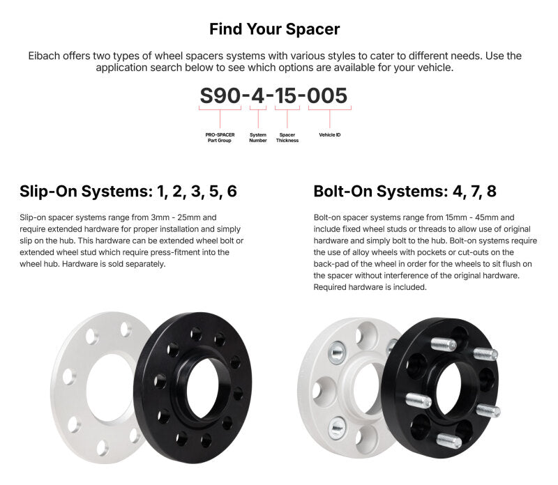 Eibach Pro-Spacer System - 10mm Spacer 5x114.3 BP Hub Center 67.1 For + Kia Stinger GT - view 4