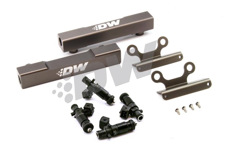 DeatschWerks 02+ 07+ Top Feed Fuel Rail Upgrade Kit with 1200cc Injectors for Subaru WRX/STI/LGT - view 2